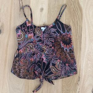 Allison Joy Saylor tie front tank